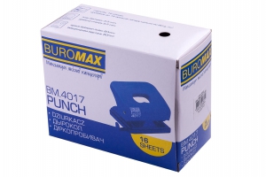 Діркопробивач пластиковий (до 16арк.), чорний Buromax BM.4017-01