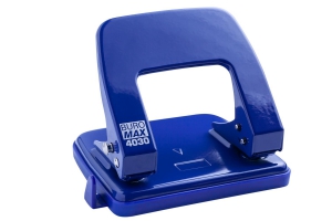Дырокол металлический (к 25арк.), синий Buromax BM.4030-02