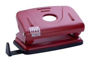 Діркопробивач металевий (до 10арк.), червоний Buromax BM.4036-05