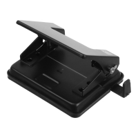 Дырокол металлический, JOBMAX, до 20 л., 110х90х75 мм, черный Buromax BM.4040-01