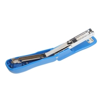 Степлер пластиковый круглый в 10арк. (скобы №10), JOBMAX, синий Buromax BM.4102-02