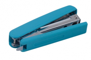 Степлер пластиковый RUBBER TOUCH до 12л. (скобы №10), фиолетовый Buromax BM.4128-07
