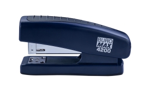Степлер пластиковий до 20арк. (скоби №24, 26), синій Buromax BM.4200-02