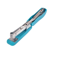 Степлер пластиковый RUBBER TOUCH к 20арк., голубой Buromax BM.4202-14