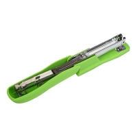 Степлер пластиковый RUBBER TOUCH к 20арк., св-зеленый Buromax BM.4202-15