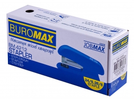 Степлер пластиковий до 20арк. (скоби №24, 26), сірий Buromax BM.4212-09