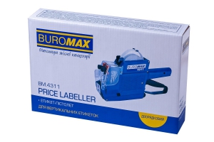 Этикет-пистолет, двухстрочный, вертикальный Buromax BM.4311