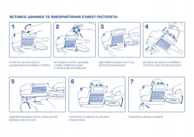 Этикет-пистолет, двухстрочный Buromax BM.4312