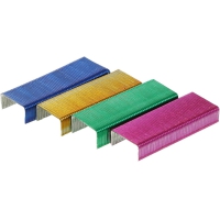 Скобы №10, цветные, 1000 шт. Buromax BM.4421