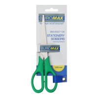 Ножницы офисные, 160мм, зеленый Buromax BM.4507-04