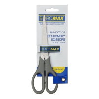 Ножницы офисные, 160мм, серый Buromax BM.4507-09