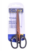 Ножницы офисные TITANIUM, 163мм, серые вставки Buromax BM.4537-09