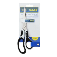 Ножницы офисные,164 мм, черно-белые Buromax BM.4541