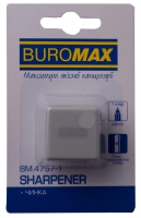 Линейка CUBE, RUBBER TOUCH, 1 отв., контейнер, пласт. корпус, 1 шт. Buromax в блистере BM.4757-1