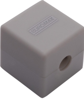 Линейка CUBE, RUBBER TOUCH, 1 отв., контейнер, пласт. корпус, 1 шт. Buromax в блистере BM.4757-1