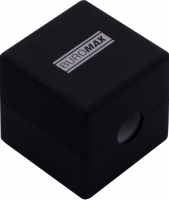 Линейка CUBE, RUBBER TOUCH, 1 отв., контейнер, пласт. корпус, 1 шт. Buromax в блистере BM.4757-1