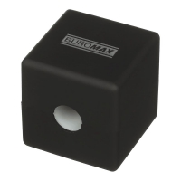 Чинка CUBE, RUBBER TOUCH, 1 отв., контейнер, пласт. корпус, асорті кольорів Buromax BM.4757