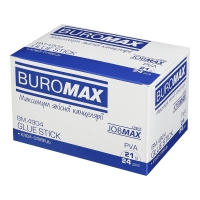 Клей-карандаш 21г, Buromax JOBMAX BM.4904