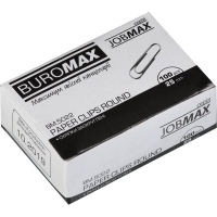 Скріпки оцинковані 25мм, 100 шт., JOBMAX, круглі Buromax BM.5022