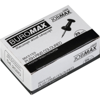 Кнопки-гвоздики, цвет. JOBMAX, 25шт. Buromax BM.5153