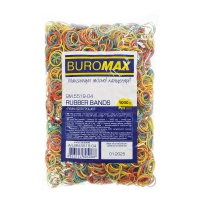 Резинки для денег, 1000 г, ассорти, 25 мм Buromax BM.5519-04