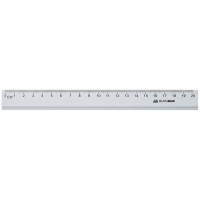 Линейка алюминиевая 20см, цвет: серебро Buromax BM.5800-20