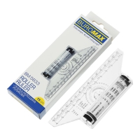 Линейка-рейсшина роликовая 15 см Buromax BM.5833