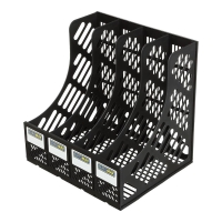 Лоток для паперів, вертикальний 4 в1, чорний Buromax BM.6101