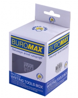 Стакан пласт. RUBBER TOUCH для канцелярских приборов, черный Buromax BM.6352-01