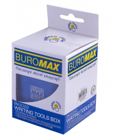 Стакан пласт. RUBBER TOUCH для канцелярских приборов, синий Buromax BM.6352-02