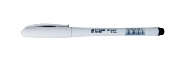 Ручка гелева, чорна Buromax BM.8340-01