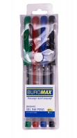 Набор из 4-х гелевых ручек Buromax BM.8440