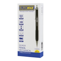 Олівець механічний Classical, 0.5 мм, з грипом, пластиковий корпус Buromax BM.8658