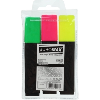 Набір із 3-х текст-маркерів, JOBMAX Buromax BM.8902-93