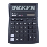 Калькулятор BS-0333 12р., 2-питание, кот Brilliant