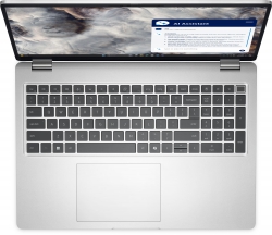 Ноутбук Dell Pro 16 Plus 16" FHD+ AG, Intel U5-235U, 32GB, F512GB, UMA, Lin, серебристый BTO104PB16250UA_UBU