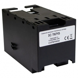 Контейнер сумісний для відпрацьованих чорнил Epson T6715/PXMB7/C13T671500 з чіпом Barva (IC-T6715) BUNK-BAR-EPS-T6715