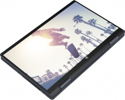 Ноутбук HP Pavilion x360 14-ek2006ua 14" FHD IPS Touch, Intel 3-100U, 8GB, F512GB, UMA, DOS, синий BV5S3EA