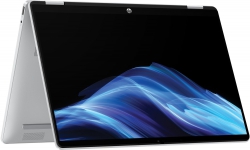 Ноутбук HP OmniBook 5 Flip x360 14" 2K IPS Touch, Intel 5-120U, 16GB, F512GB, UMA, DOS, сріблястий BV5T7EA