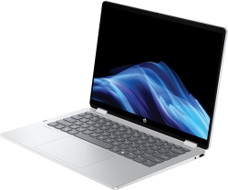 Ноутбук HP OmniBook 5 Flip x360 14" 2K IPS Touch, Intel 3-100U, 8GB, F512GB, UMA, DOS, сріблястий BV6A1EA