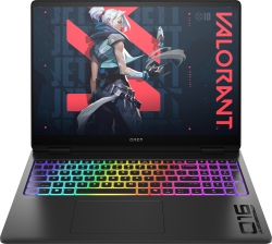 Ноутбук HP OMEN 16-ah0041ua 16" 2.5K OLED, Intel U7-255HX, 64GB, F2048GB, NVD5080-16, DOS, чорний BV8Y3EA