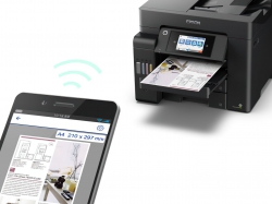 МФУ ink color A4 Epson EcoTank L6550 32_22 ppm Fax ADF Duplex USB Ethernet Wi-Fi 4 inks Pigment C11CJ30404