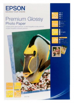 Бумага Epson 100mmx150mm Premium Glossy Photo Paper, 50л. C13S041729