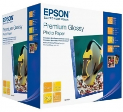 Бумага Epson 100mmx150mm Premium Glossy Photo Paper, 500л. C13S041826