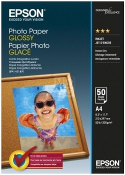 Папір Epson A4 Glossy Photo Paper, 50 л. C13S042539