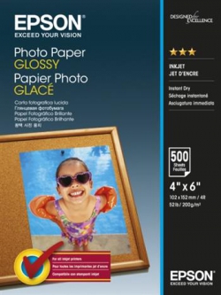 Папір Epson 100mmx150mm Glossy Photo Paper, 500 арк C13S042549
