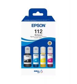 Контейнер с чернилами Epson 112 EcoTank L11160/L15150/L15160/L6490/L6550/L6570/L15180/L6580 Multipack (C,M,Y,Bk) pigm C13T06C64A