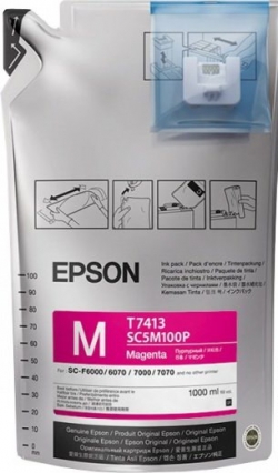 Чернила Epson для SC-F6000/7000 UltraChrome DS Magenta (1Lx6packs) C13T741300