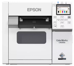 Принтер етикеток ink color 108 mm Epson ColorWorks CW-C4000e (bk) 100 mmps USB Ethernet C31CK03102BK