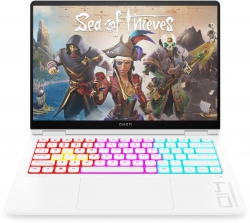 Ноутбук HP OMEN Transcend 14-fb1004ua 14" 3K OLED, Intel U9-285H, 32GB, F1TB, NVD5070-8, DOS, білий C3UL4EA